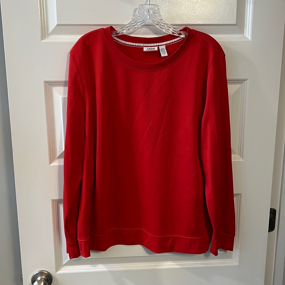 Izod performx red long sleeve shirt
